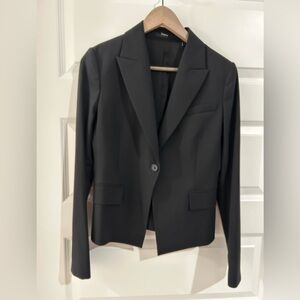Theory Brince Wool Blazer Black Size 0